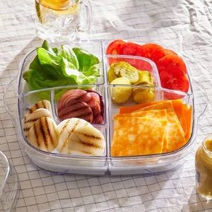 COPY - NWT Pampered Chef 6 Section Tray
